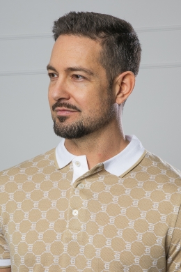 BJaquard galléros póló